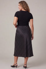 Polka Dots Midi Skirt