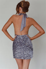 SEQUINS MINI DRESS