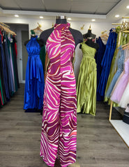**SALE** Printed Halter Jumpsuit