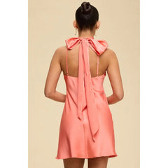 Satin Mini Dress