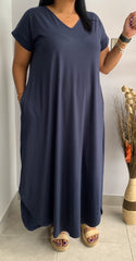 Navy Maxi Dress