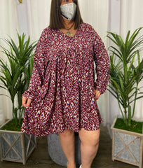 Animal Print Tunic Dress