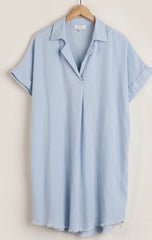 Light Denim Tunic Dress