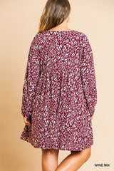 Animal Print Tunic Dress