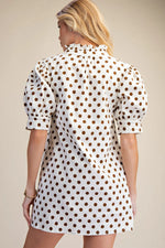 Load image into Gallery viewer, Polka Dots Mini Dress

