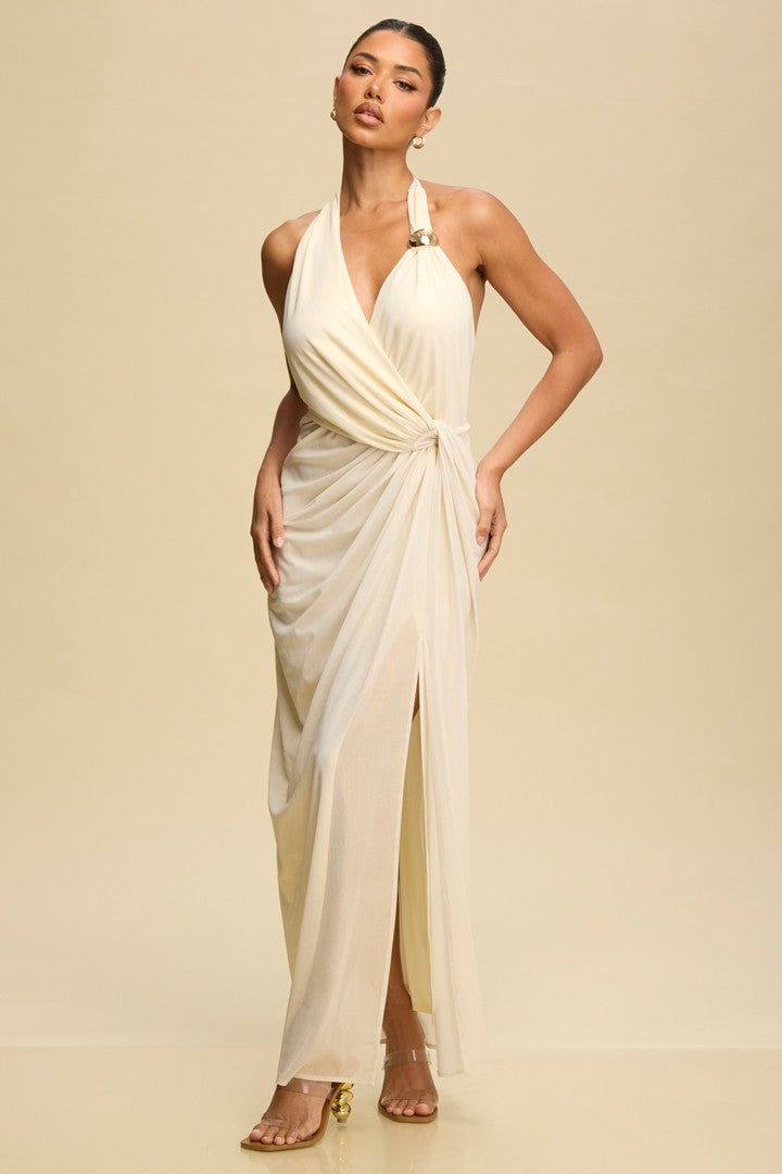 Champagne Metallic Dress