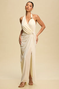 Champagne Metallic Dress