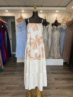 Load image into Gallery viewer, EMBROIDERED MIDI DRESS
