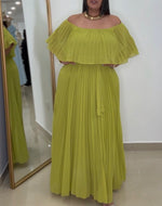 Load image into Gallery viewer, Pleated Maxi Dress
