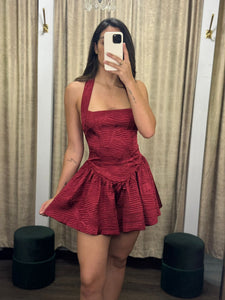 HALTER MINI DRESS