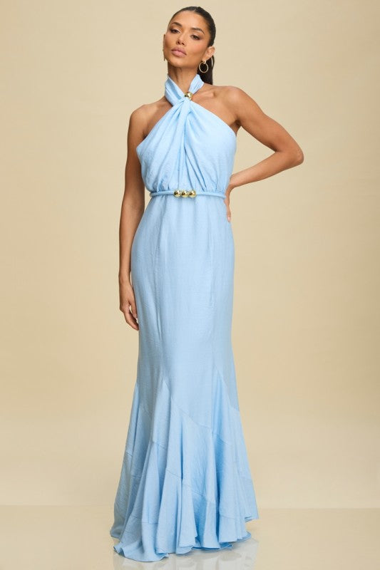 DREAMER GOLD ACCENT DRESS