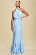 Load image into Gallery viewer, DREAMER GOLD ACCENT DRESS
