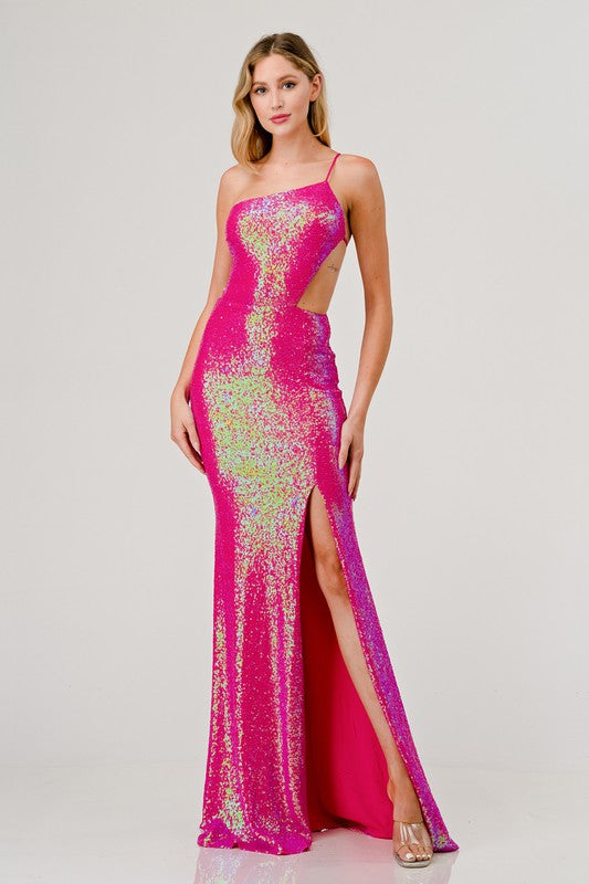 **SALE** SEQUINS FORMAL DRESS