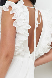 **SALE** WHITE FORMAL DRESS