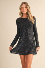 Load image into Gallery viewer, SEQUINS MINI DRESS
