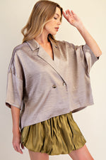 Load image into Gallery viewer, DEEP COLLAR SHIRT
