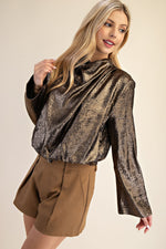 Load image into Gallery viewer, HIGH-NECK LONG SLEEVE SHIRT
