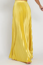 Load image into Gallery viewer, Pleated Gold Skirt
