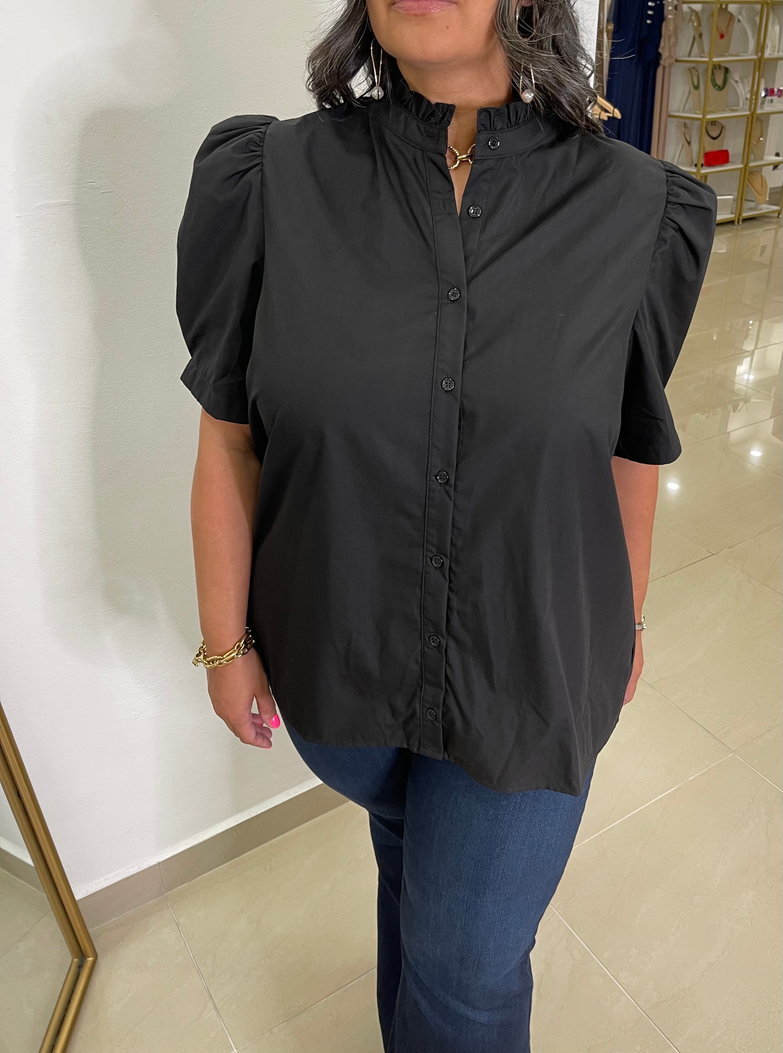 #19 Black Blouse