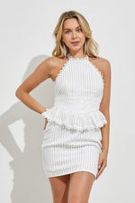 Load image into Gallery viewer, **SALE** Face Ruffle Mini Dress
