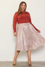 Load image into Gallery viewer, **SALE**Metallic Foil Skirt
