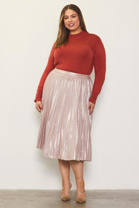 **SALE**Metallic Foil Skirt