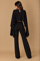 CAPE TOP PANT SET