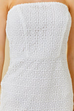 Load image into Gallery viewer, STRAPLESS LACE MINI DRESS
