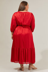 #10 SALE Red Midi Dress
