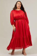 #10 SALE Red Midi Dress