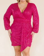 Load image into Gallery viewer, Sequins Mini Dress
