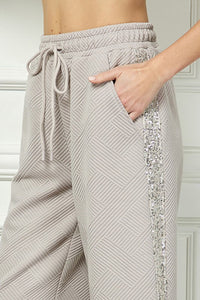 **SALE** Sequins Detail Pants