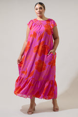 #9 SALE Printed Tunic Maxi Dress