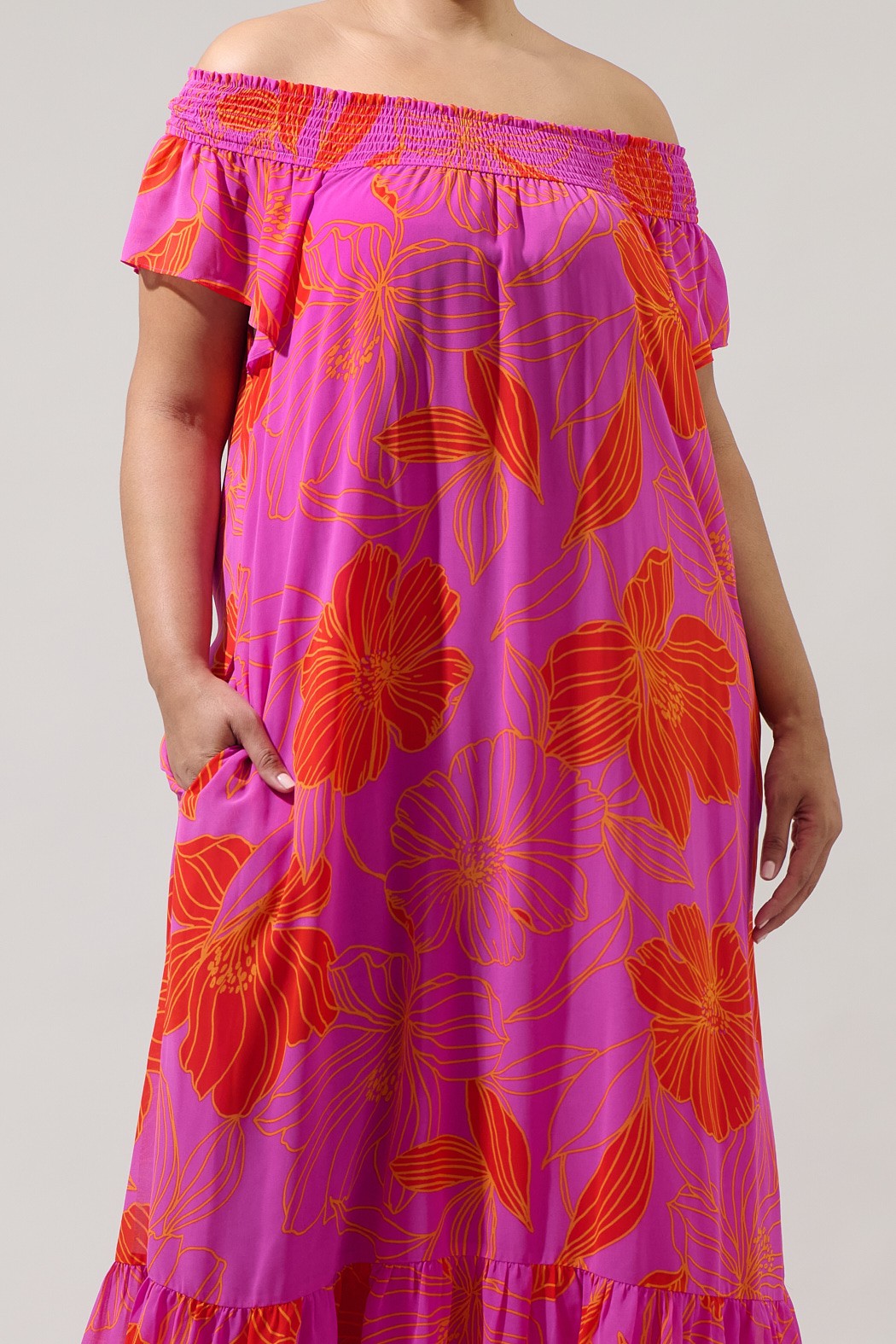 #9 SALE Printed Tunic Maxi Dress