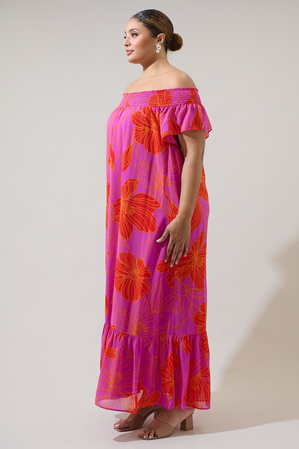 #9 SALE Printed Tunic Maxi Dress