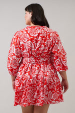 Load image into Gallery viewer, Red Printed Dress
