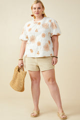 #13 SALE Embroidered Top