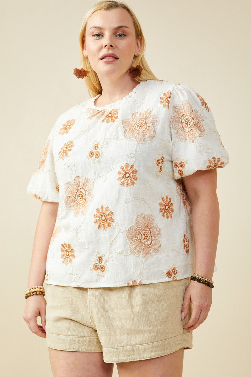 #13 SALE Embroidered Top