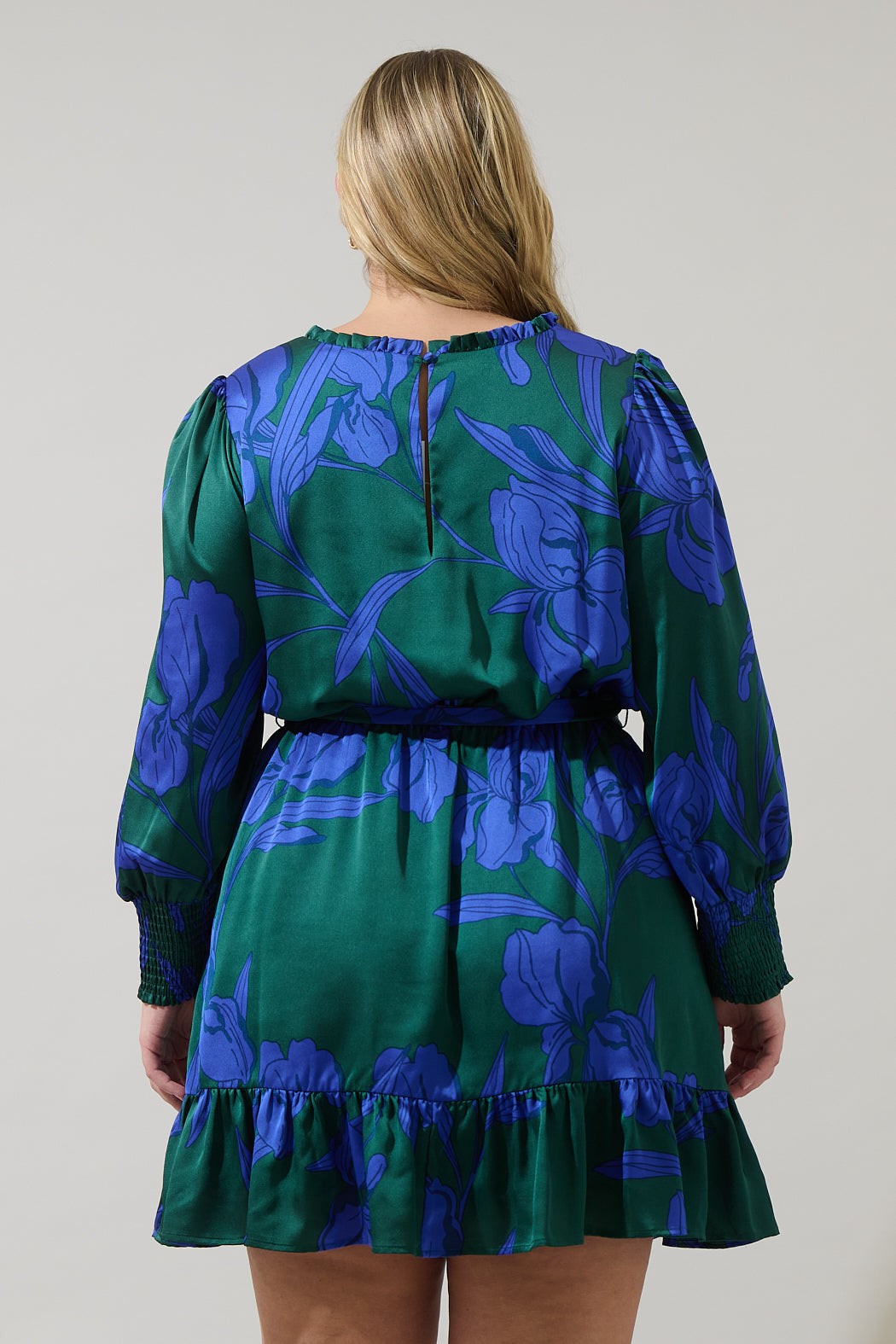 **SALE** Satin Printed Dress