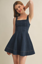Load image into Gallery viewer, Indigo Mini Dress
