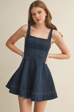 Load image into Gallery viewer, Indigo Mini Dress

