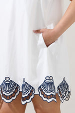 Load image into Gallery viewer, EBROIDERED MINI DRESS
