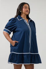 Load image into Gallery viewer, BUTTOM DOWN MINI DRESS
