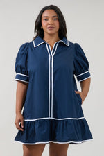 Load image into Gallery viewer, BUTTOM DOWN MINI DRESS
