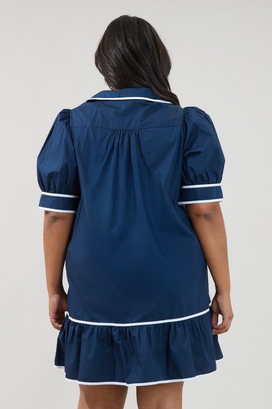 BUTTOM DOWN MINI DRESS