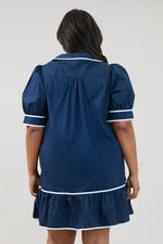 Load image into Gallery viewer, BUTTOM DOWN MINI DRESS
