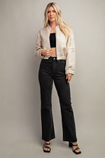 Load image into Gallery viewer, **SALE** METALLIC BOMBER JACKET
