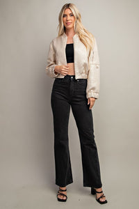 **SALE** METALLIC BOMBER JACKET