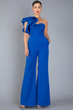 Load image into Gallery viewer, Ruffle Detail Jumsuit
