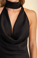Load image into Gallery viewer, HALTER BACKOFF DRESS
